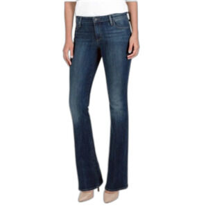 Kut from the Kloth Blue Medium Wash Mid-Rise Baby Bootcut Jeans Size 8 Short